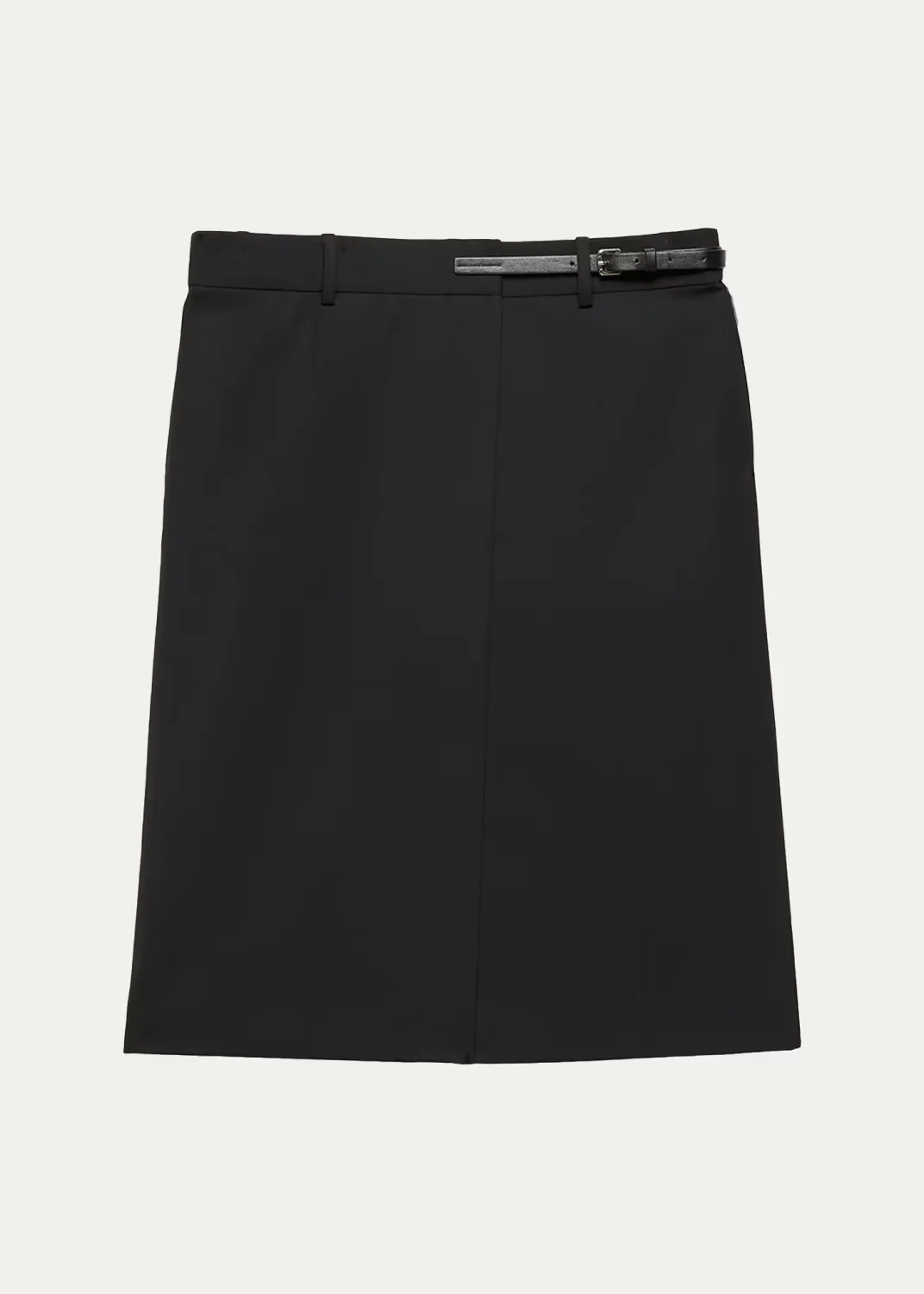 Belted Asymmetric Skirt