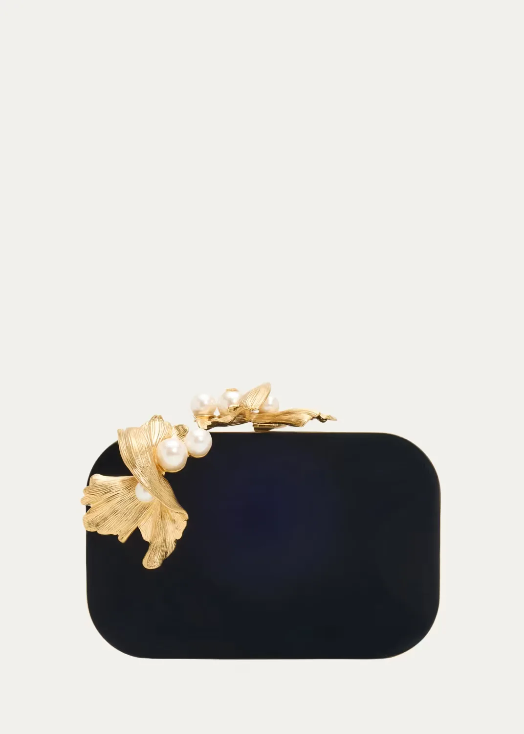 Cloud Sculptural Pearly-Embellished Clutch Bag by Jimmy Choo