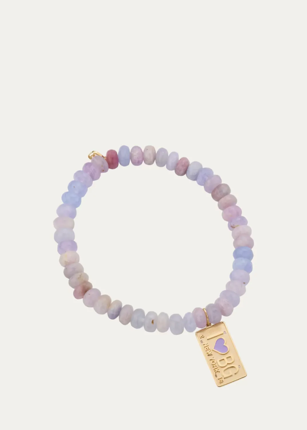 14K Heart Bergdorf Goodman Bracelet with Hackmanite by Sydney Evan