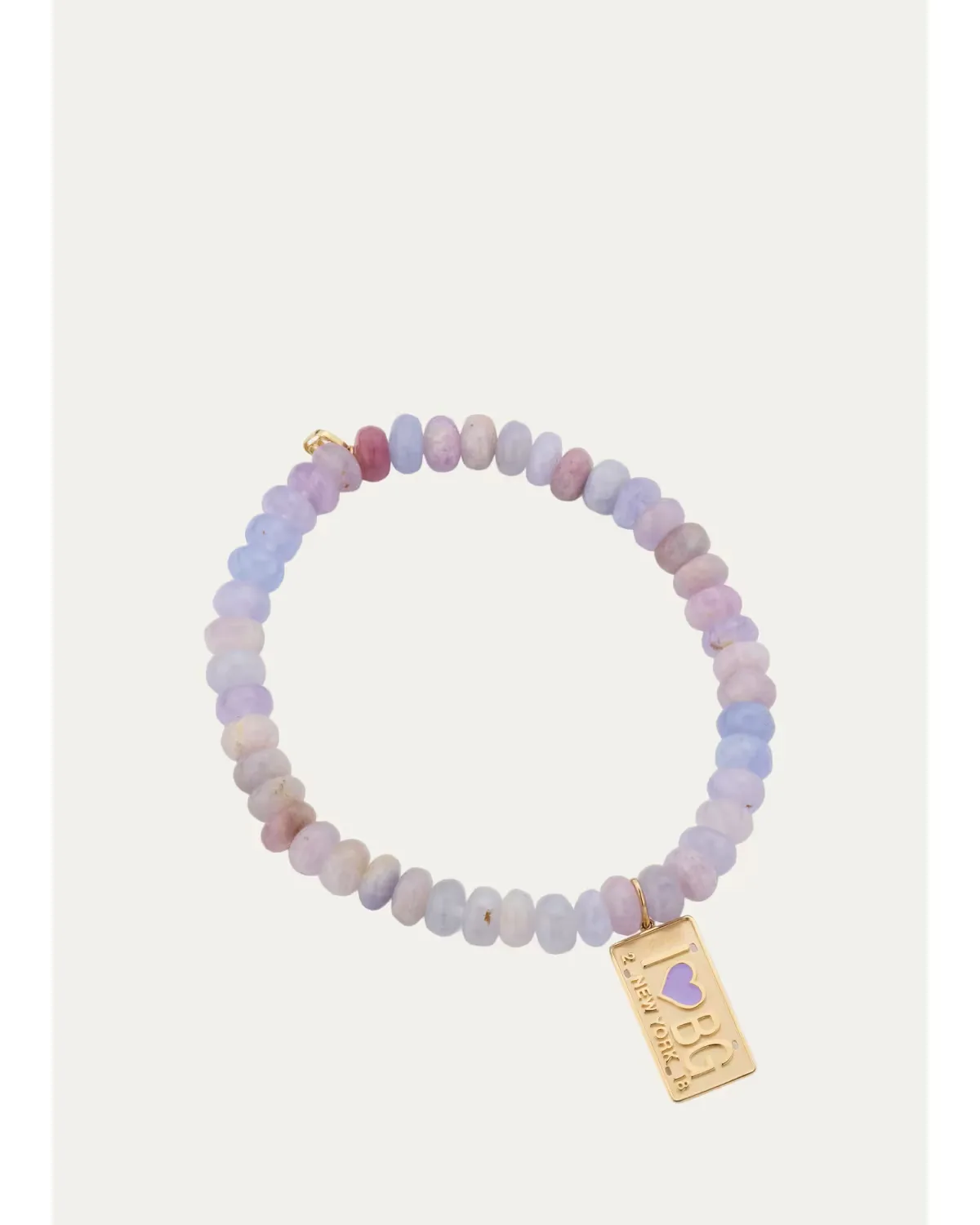 14K Heart Bergdorf Goodman Bracelet with Hackmanite by Sydney Evan