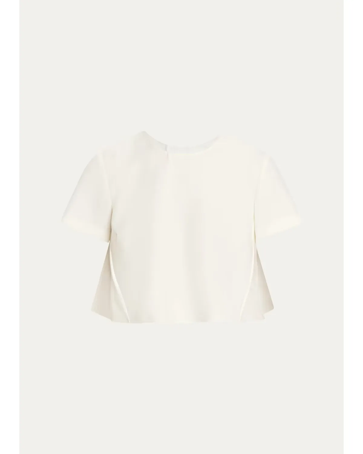 Mariel Wool-Silk Faille Full Crop Top by Heirlome