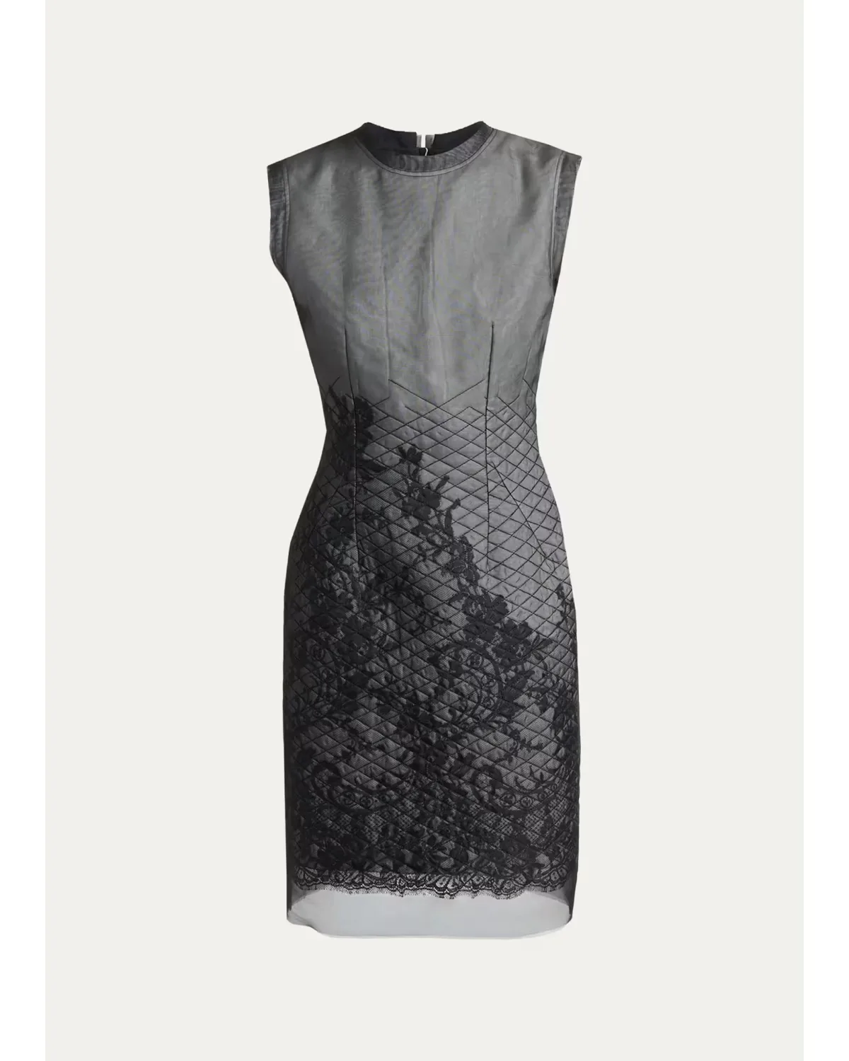 Quilted Lace Dress by McQueen
