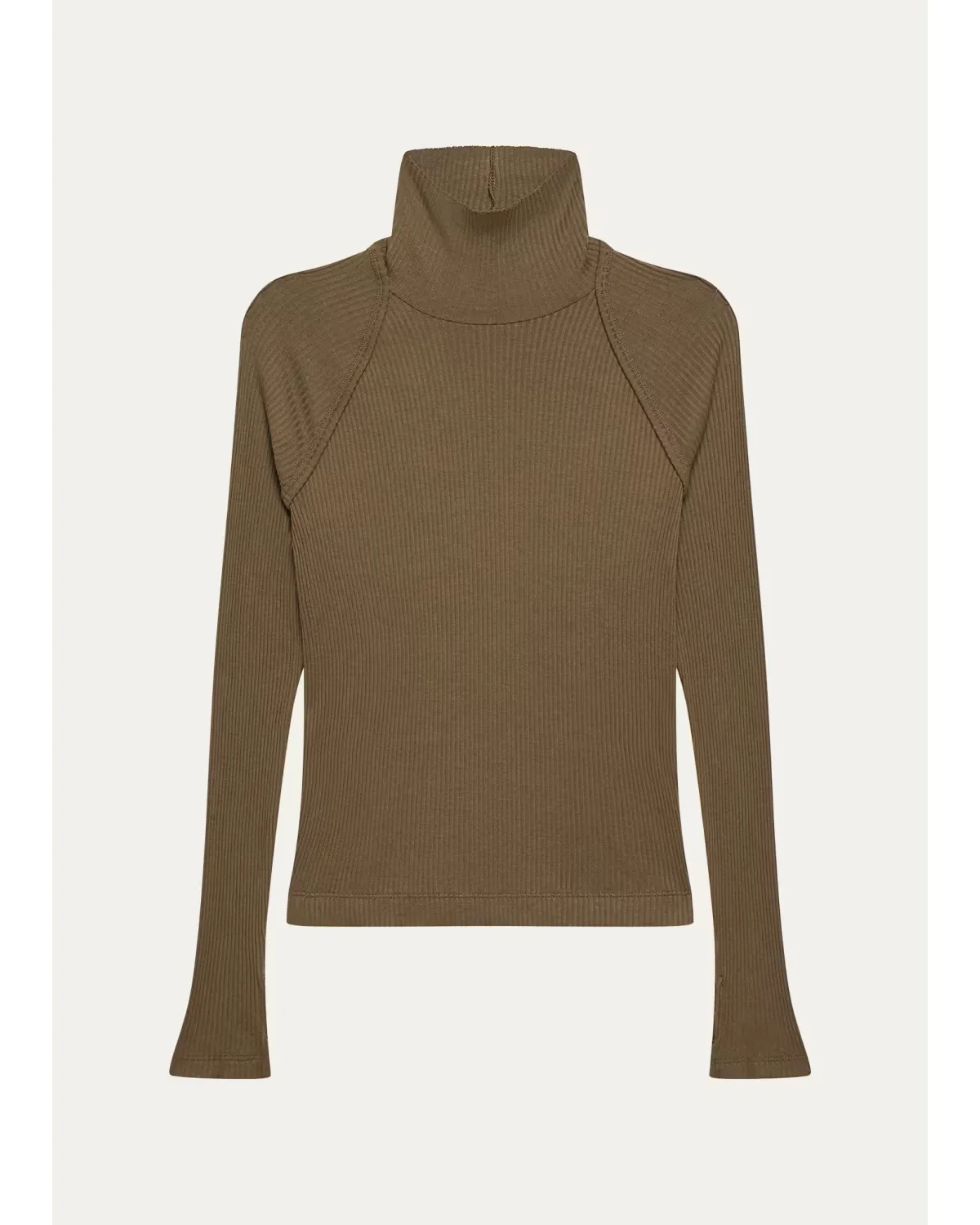 Rib-Knit Shrug Turtleneck by Helmut Lang