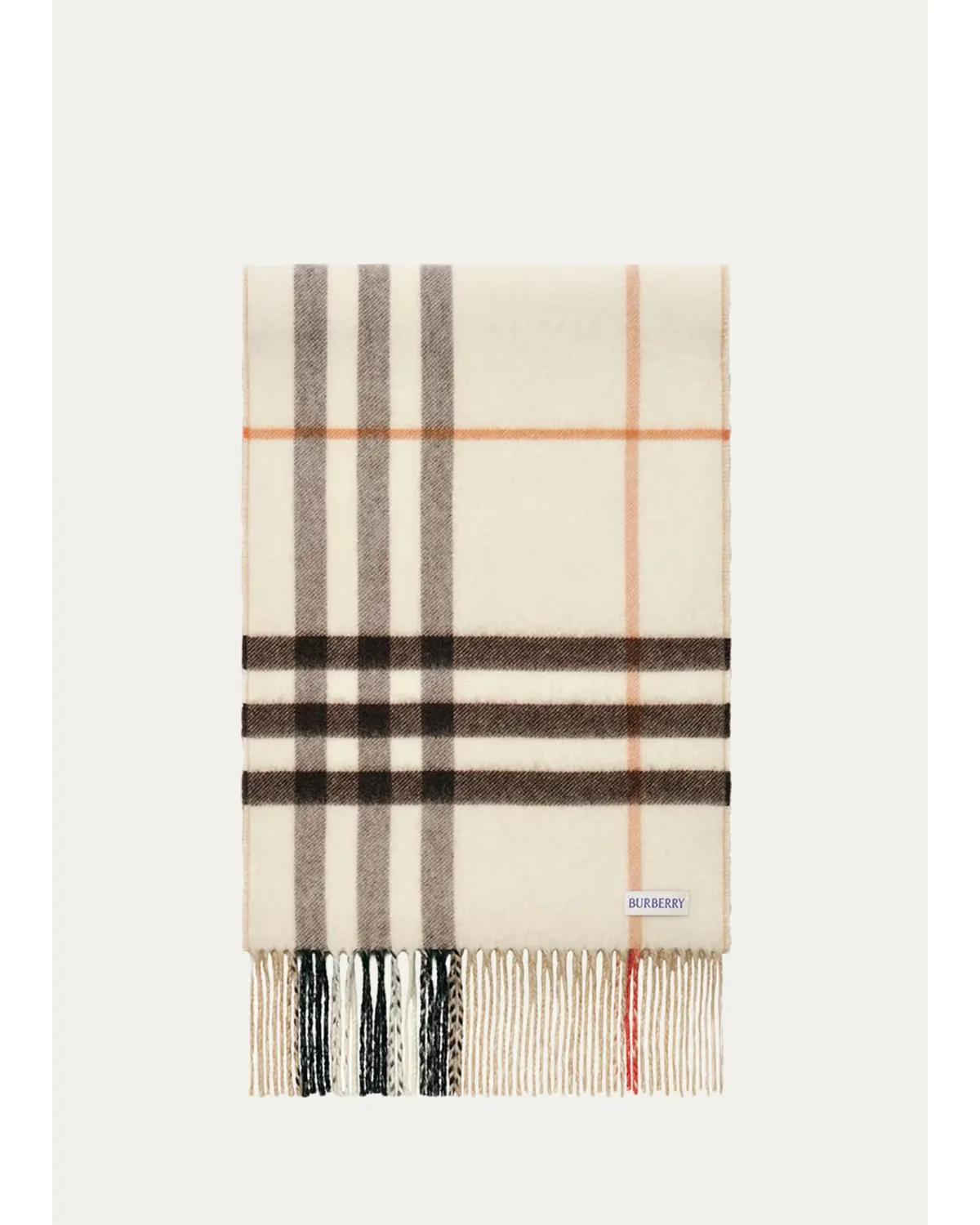 Check Cashmere Scarf by Burberry