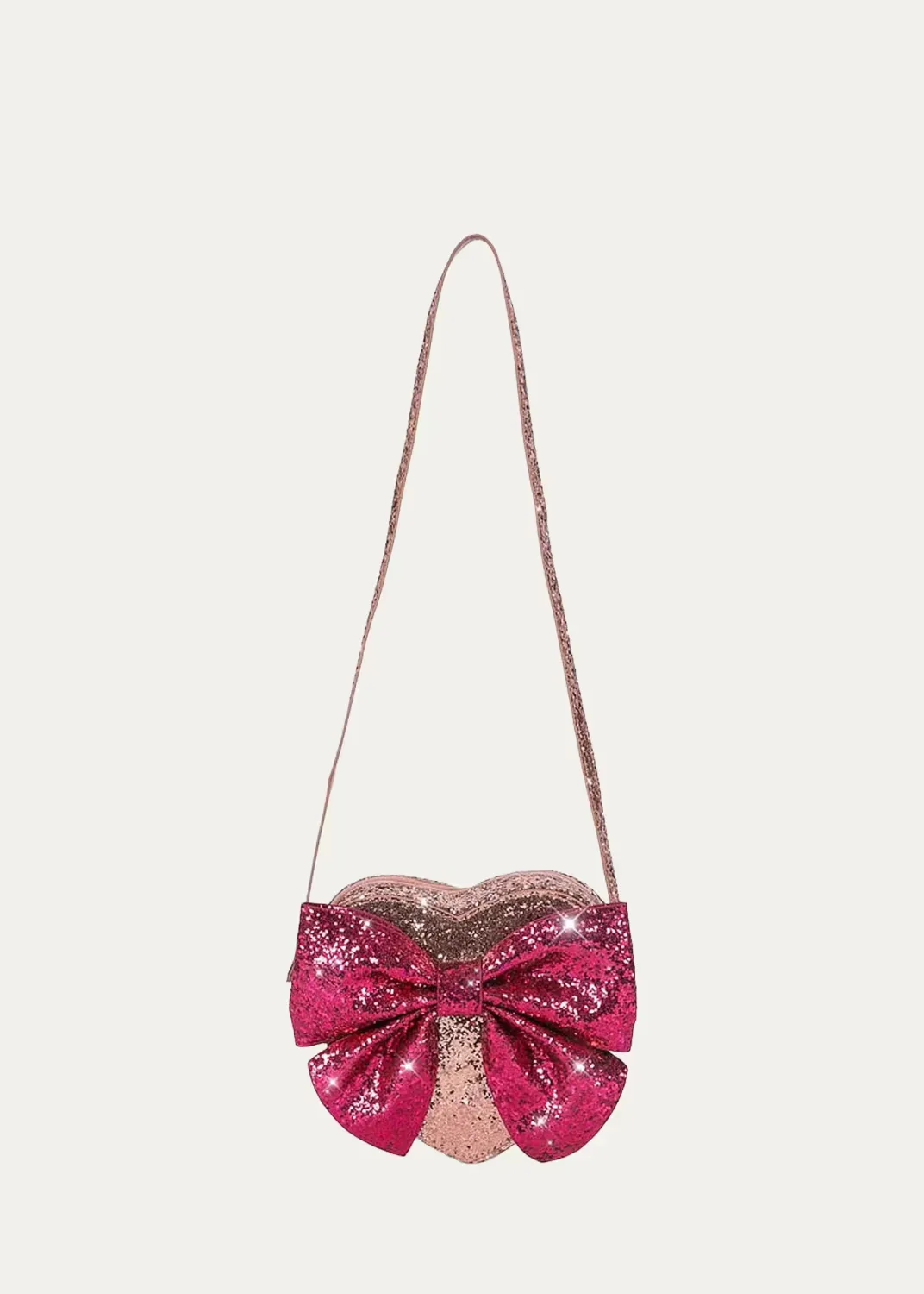 Glittery Heart Crossbody Bag by Konges Slojd