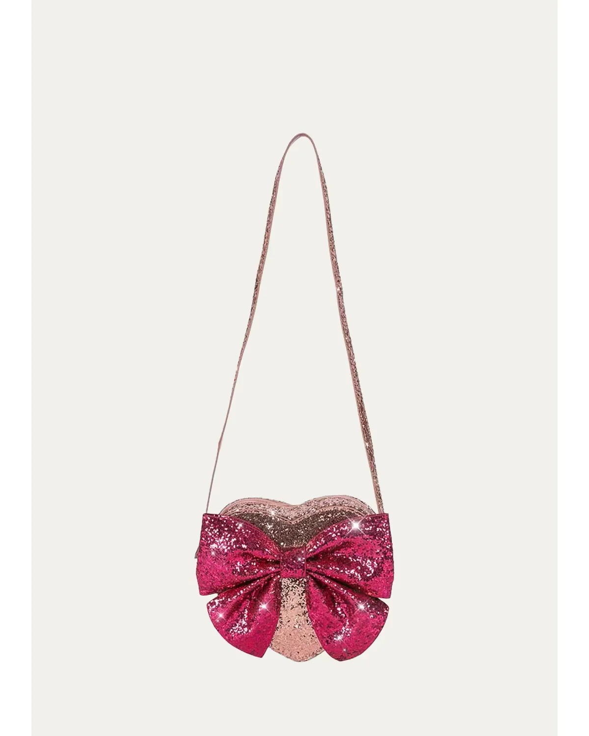 Glittery Heart Crossbody Bag by Konges Slojd