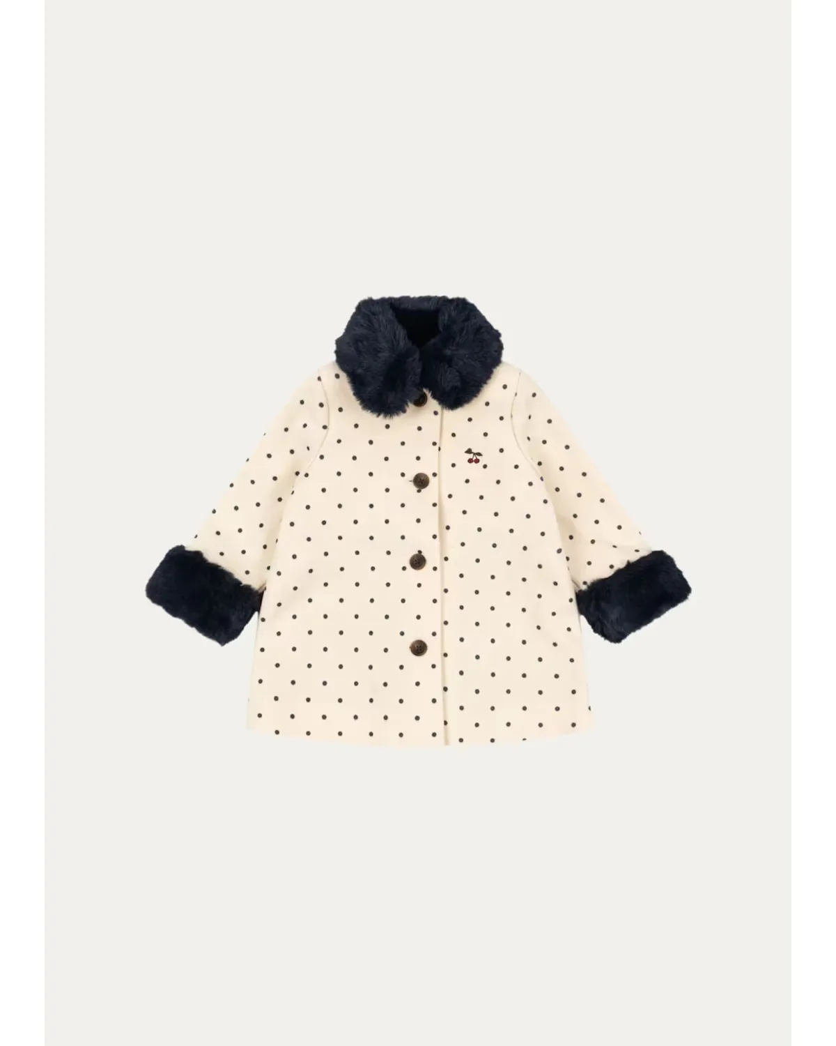 Porsia Polka Dot Coat by Konges Slojd