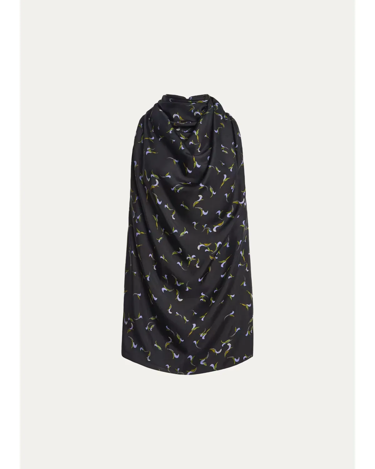 Sleary Sleeveless Silk Twill Cowl-Neck Top by Altuzarra