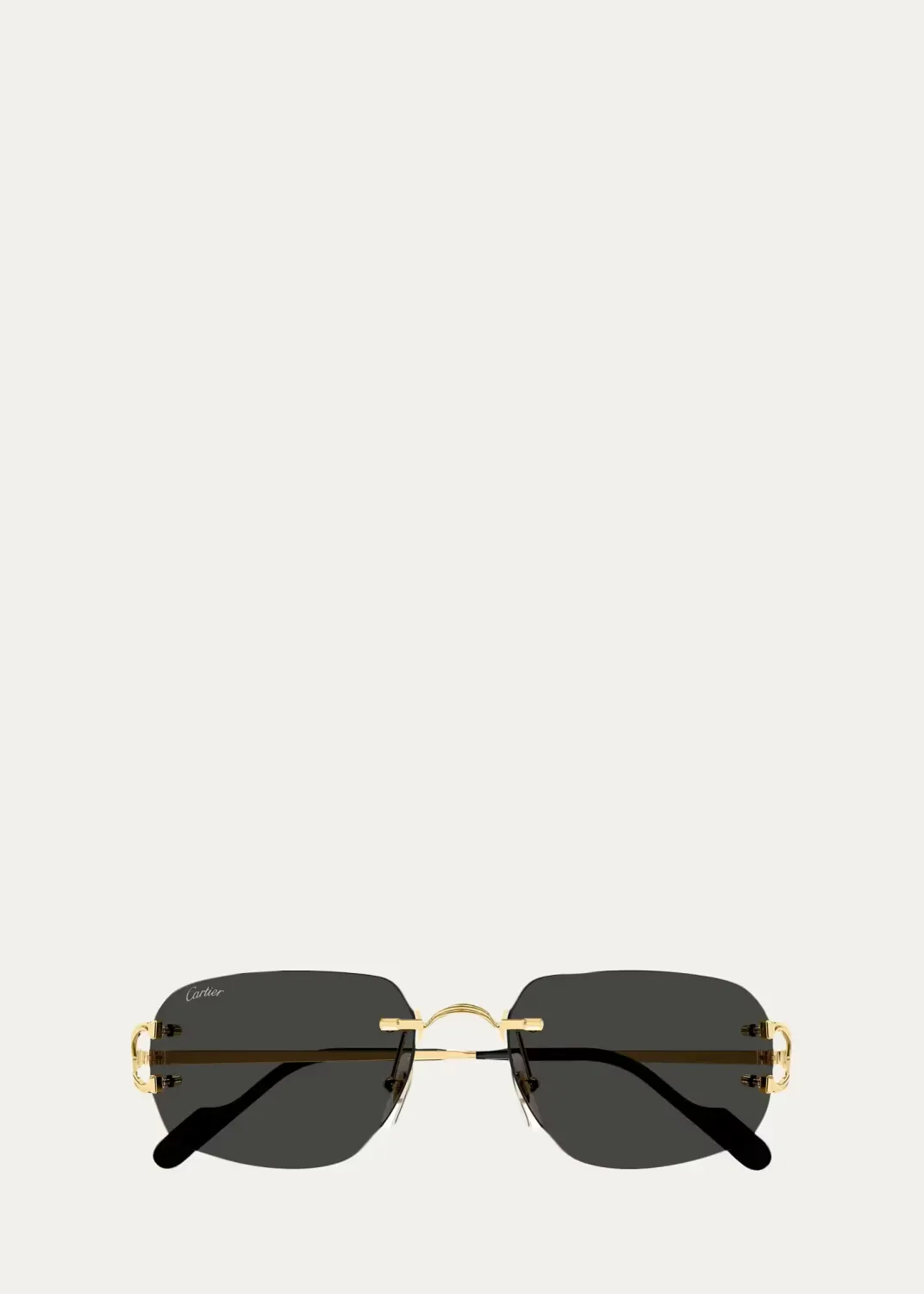 Rimless Rectangle Sunglasses