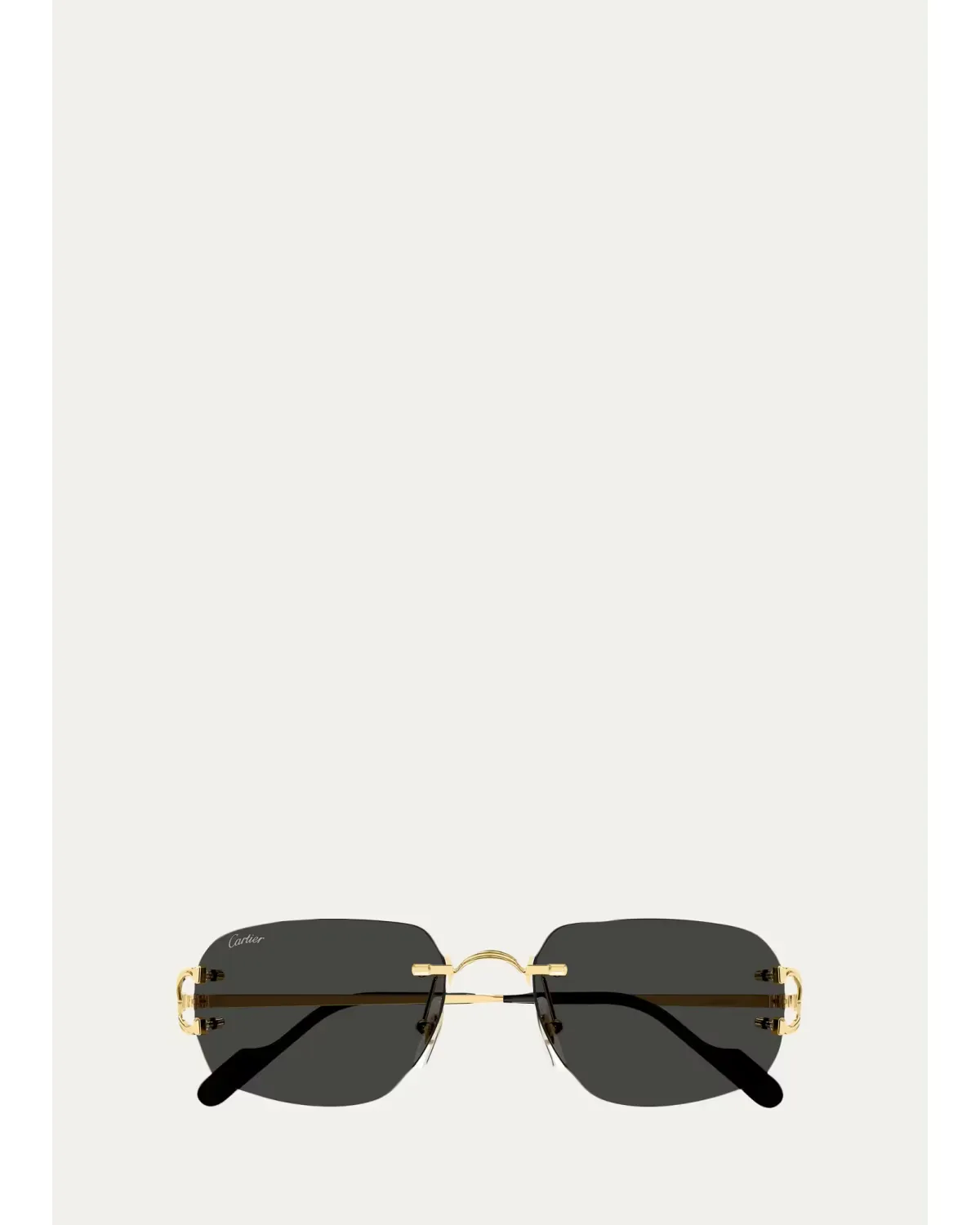 Rimless Rectangle Sunglasses