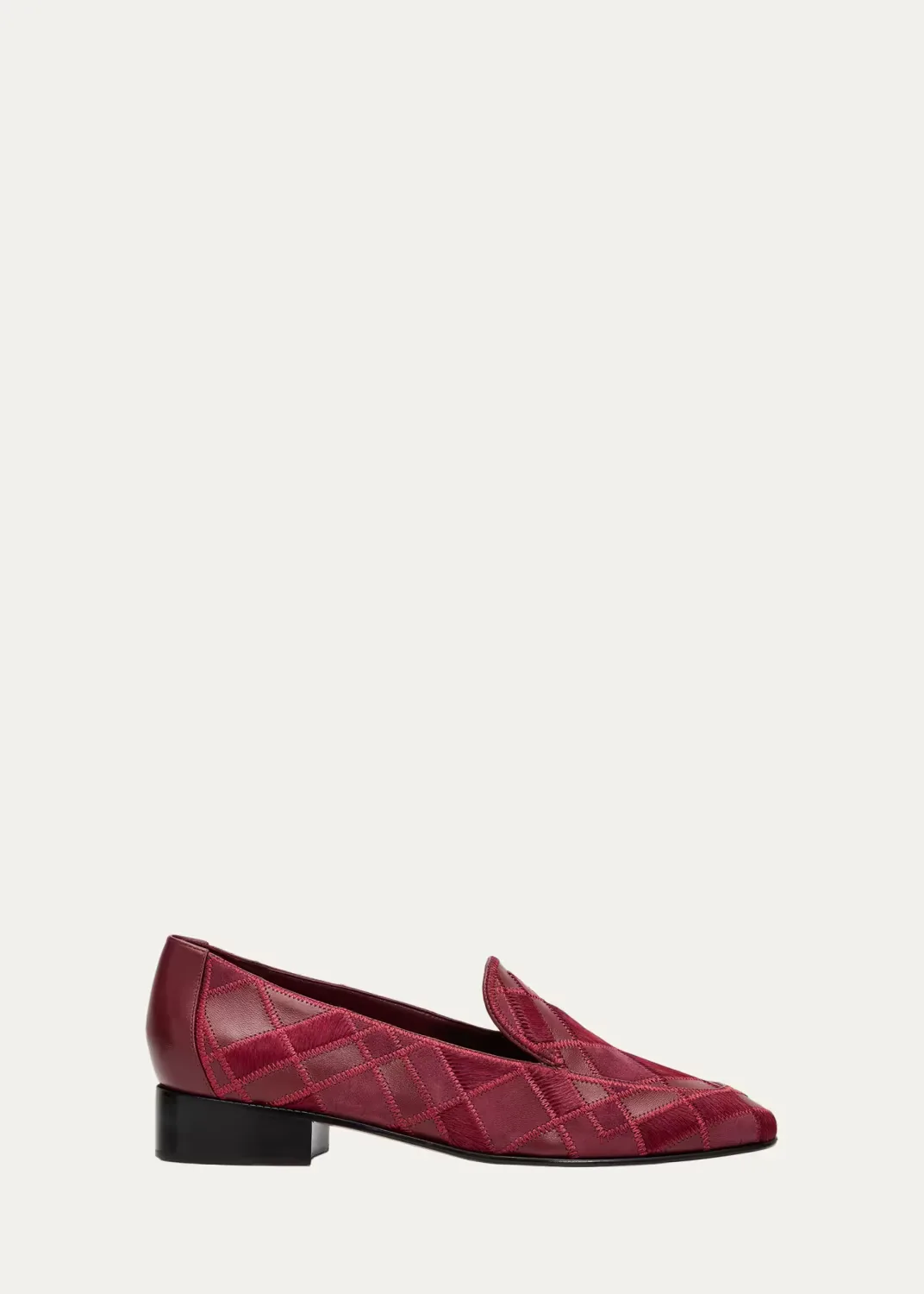 Annelise Patchwork Leather Loafers by Alexandre Birman