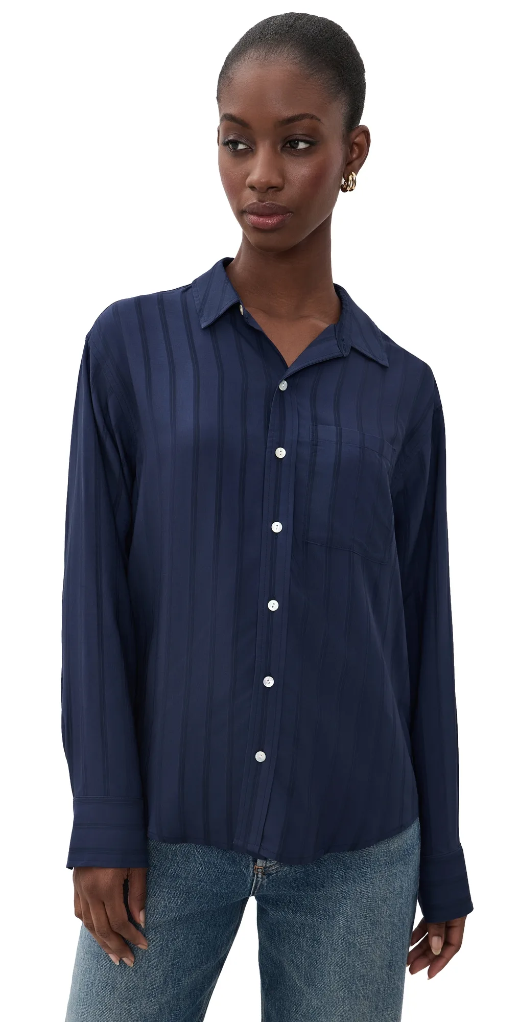 The Shadow Stripe Shirt by DONNI.