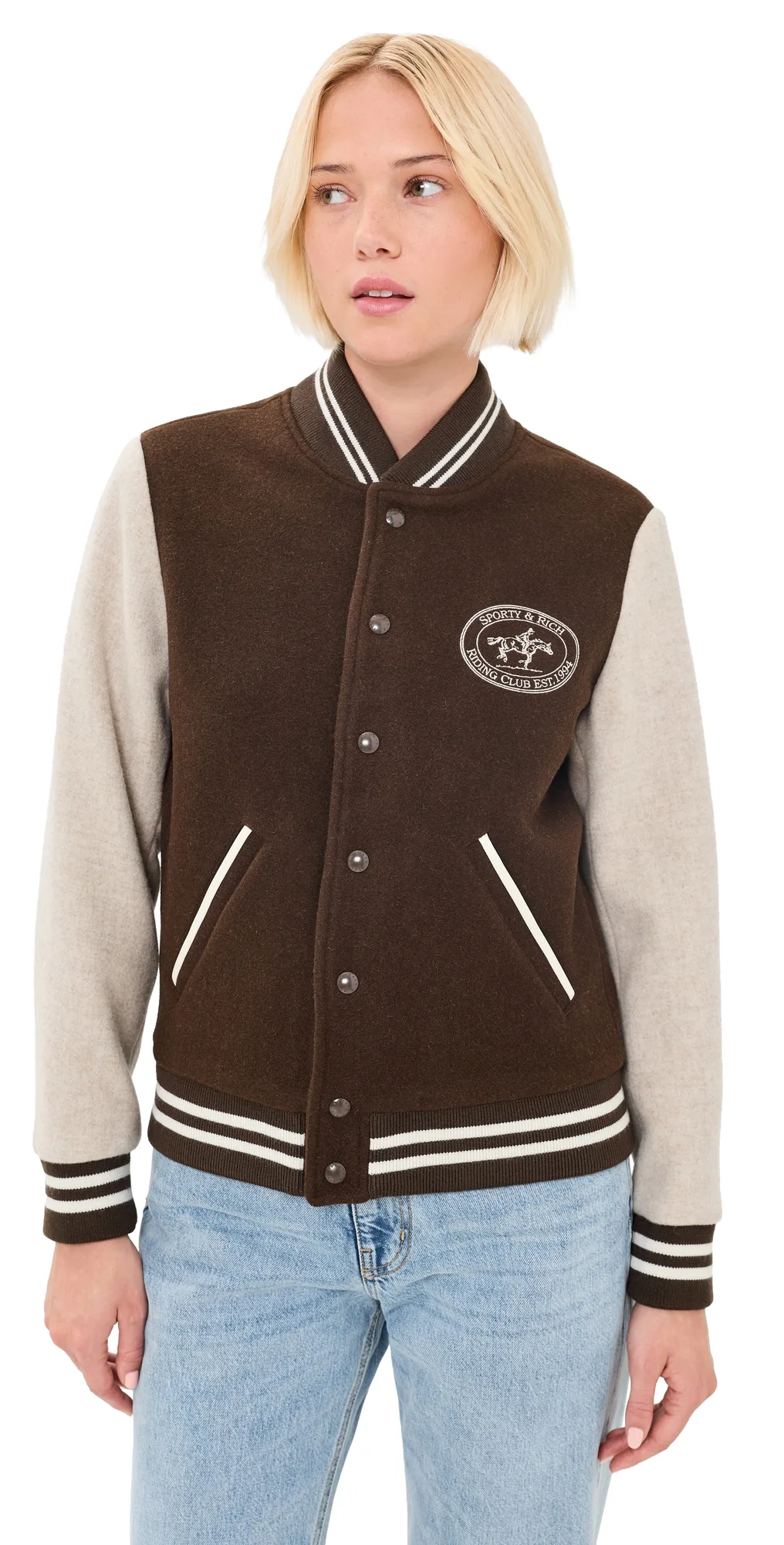 Diana Riding Club Wool Varsity Jacket