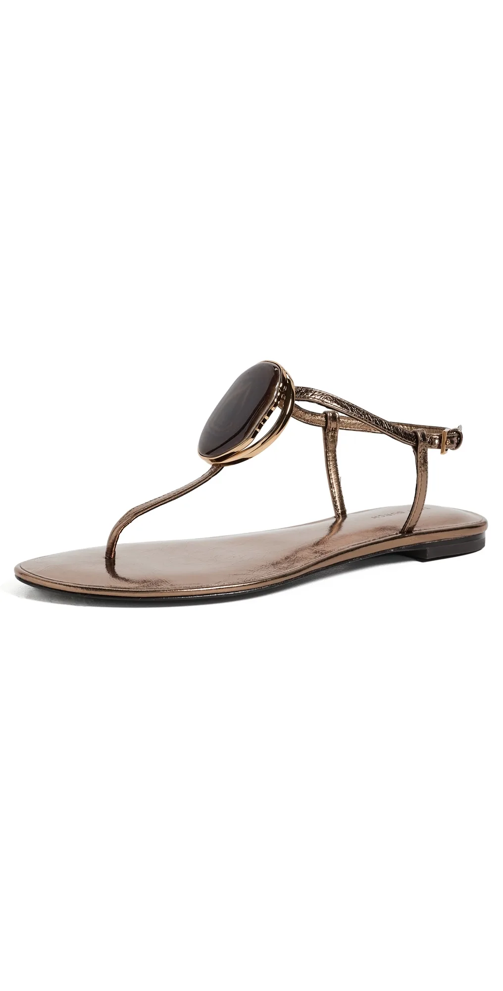 Patos Thong Sandals Copper Freeze by Tory Burch