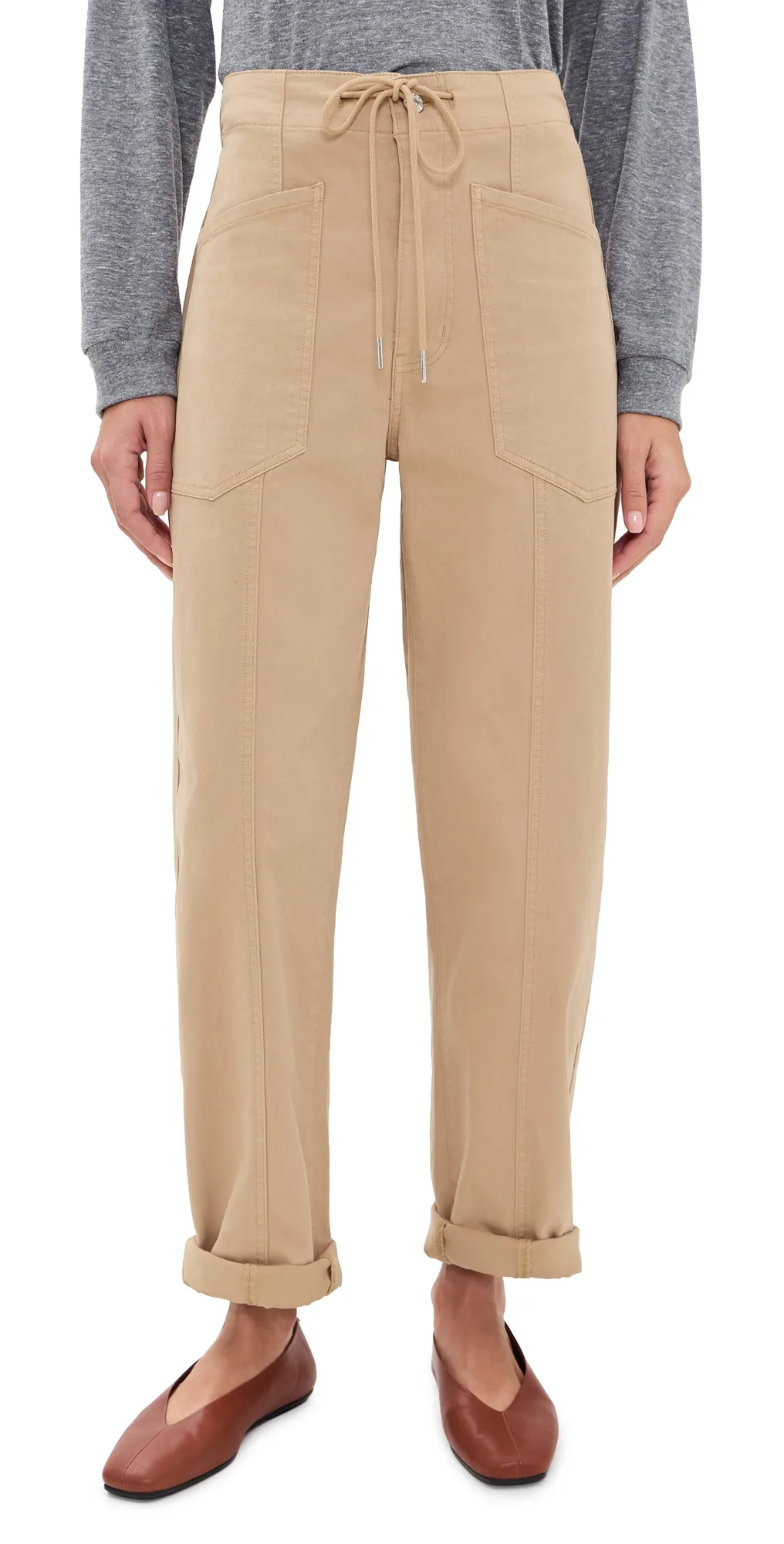 Villa Drawstring Barrel Pants by DAZE