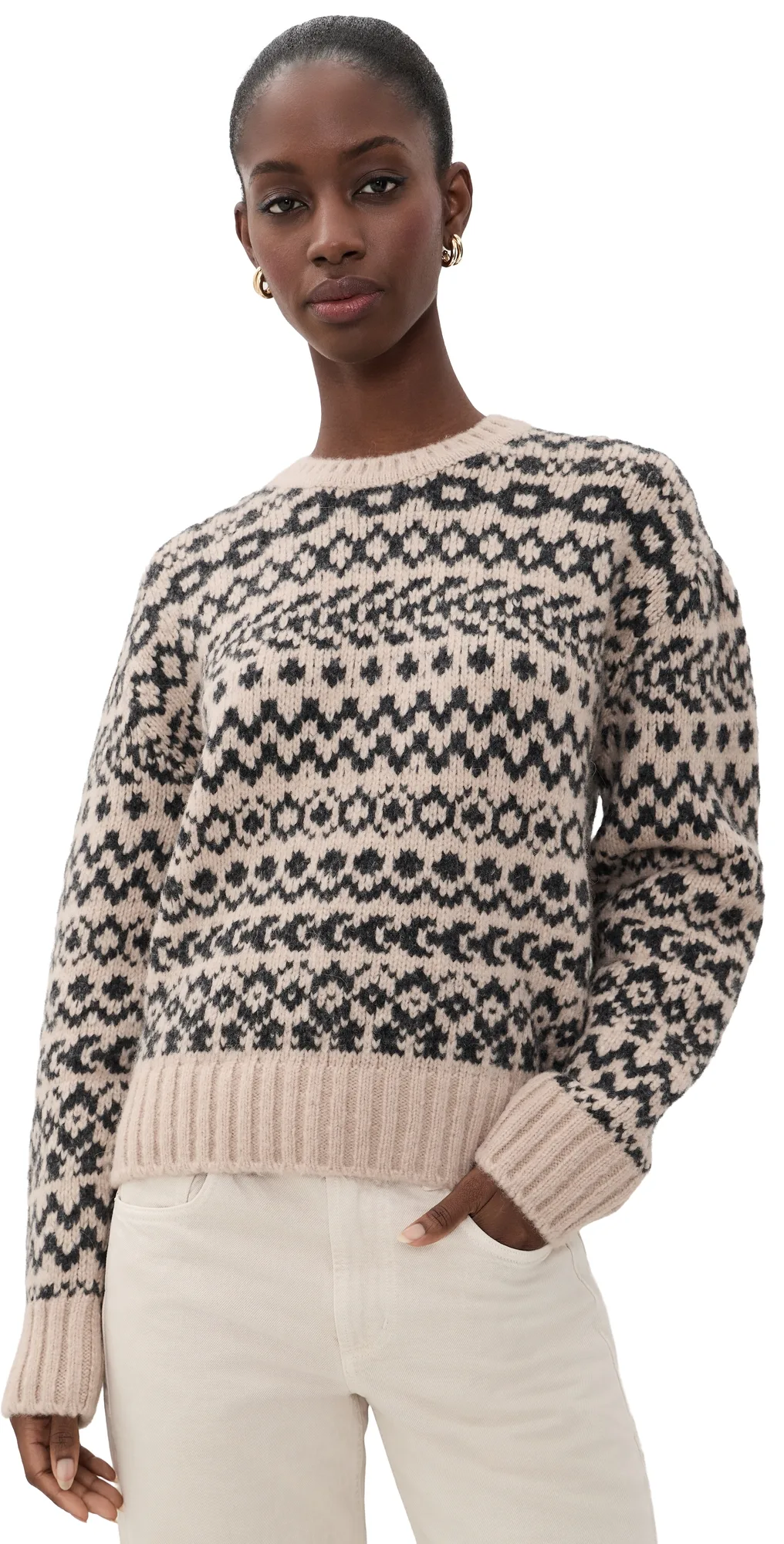Apres Alpaca Midnight Bay Crew Sweater by Faherty