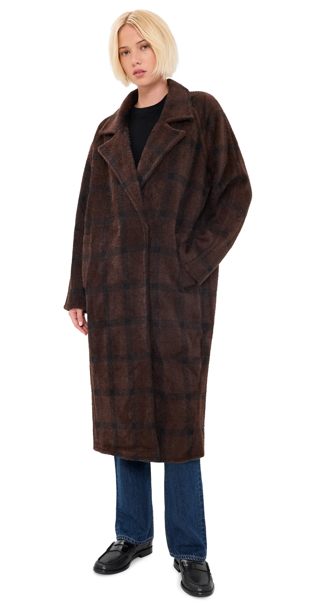 Crosby Plaid Cocoon Coat by Z Supply