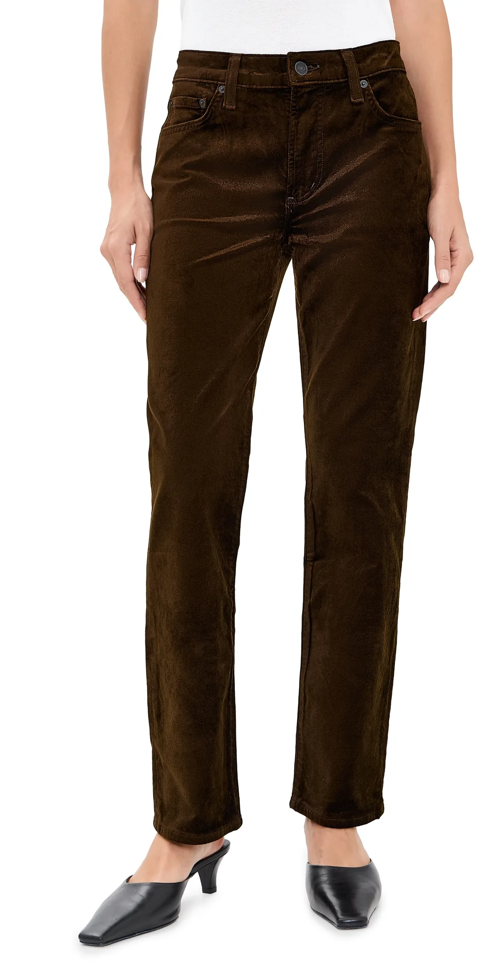 Anissa Straight Leg Velvet Pants by Citizens of Humanity