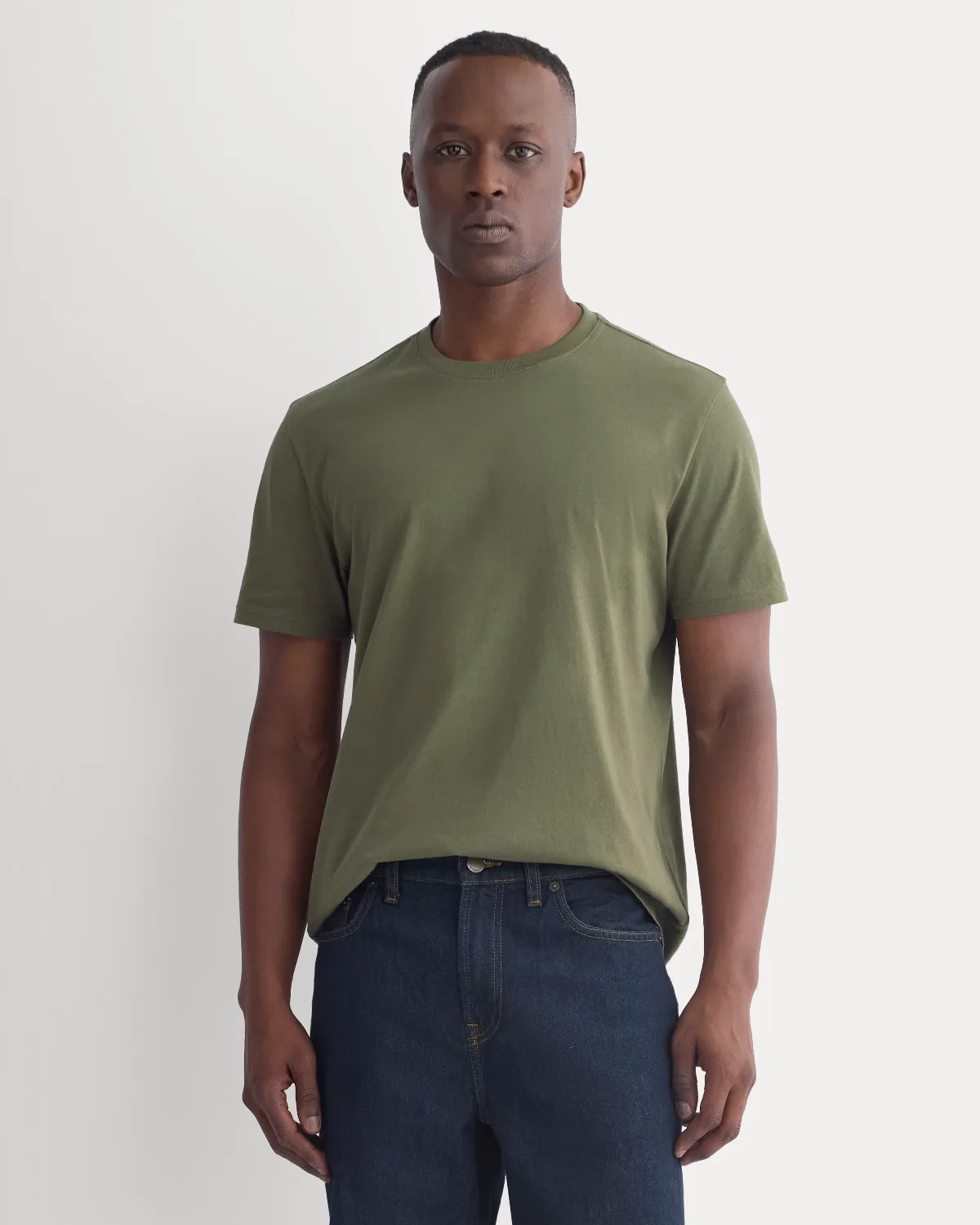 Essential Organic Crew Neck Tshirt, Cotton by Everlane