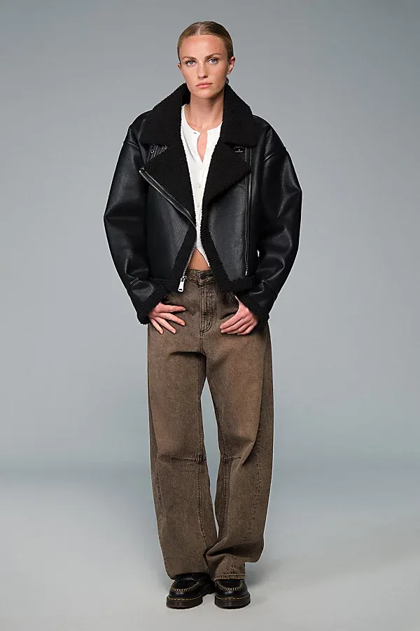 Alpha Industries Grove Relaxed Moto Jacket by Alpha Industries