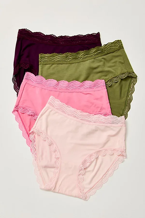 High-Rise Undies Four Pack by Stripe & Stare