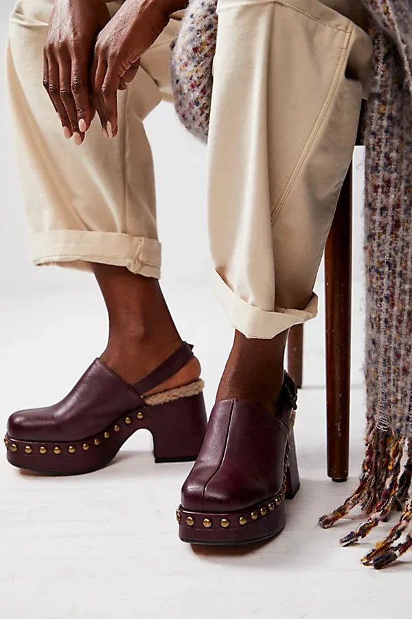 Autumn Studded Platform Clogs by Free People