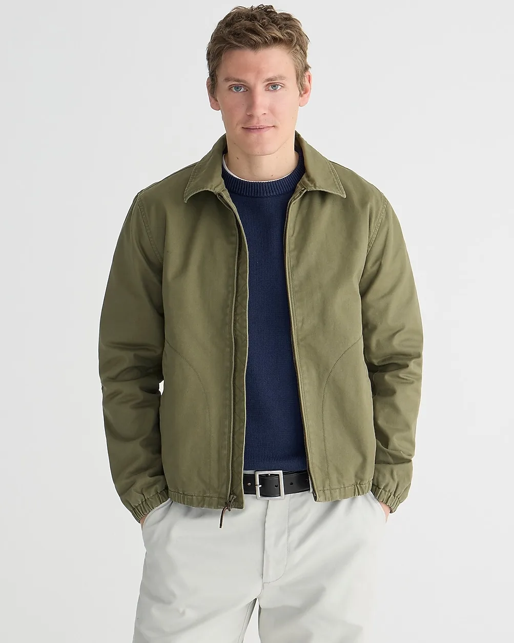 Harrington Jacket in Cotton Twill by J.Crew
