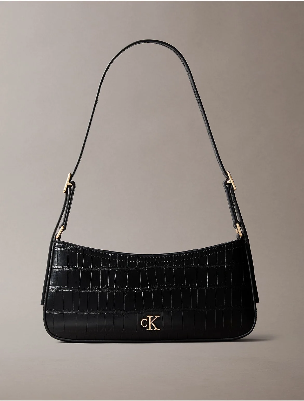 Croc Minimal Monogram Small Shoulder Bag