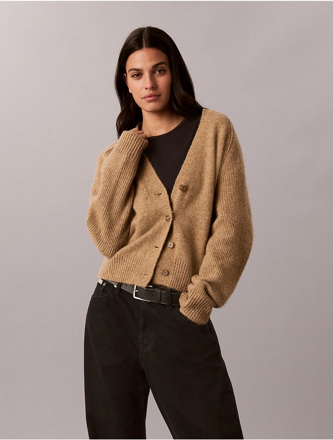 Wool Blend Cardigan