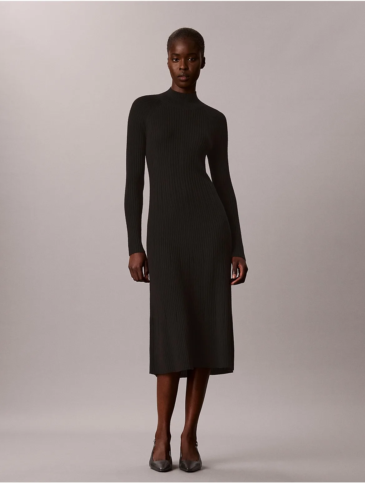 Turtleneck Midi Dress by Calvin Klein