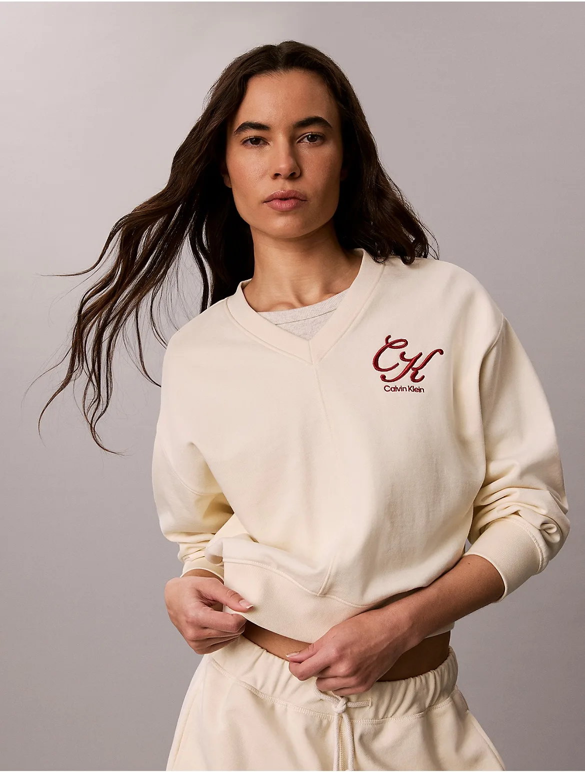 Terry Relaxed Sweatshirt by Calvin Klein