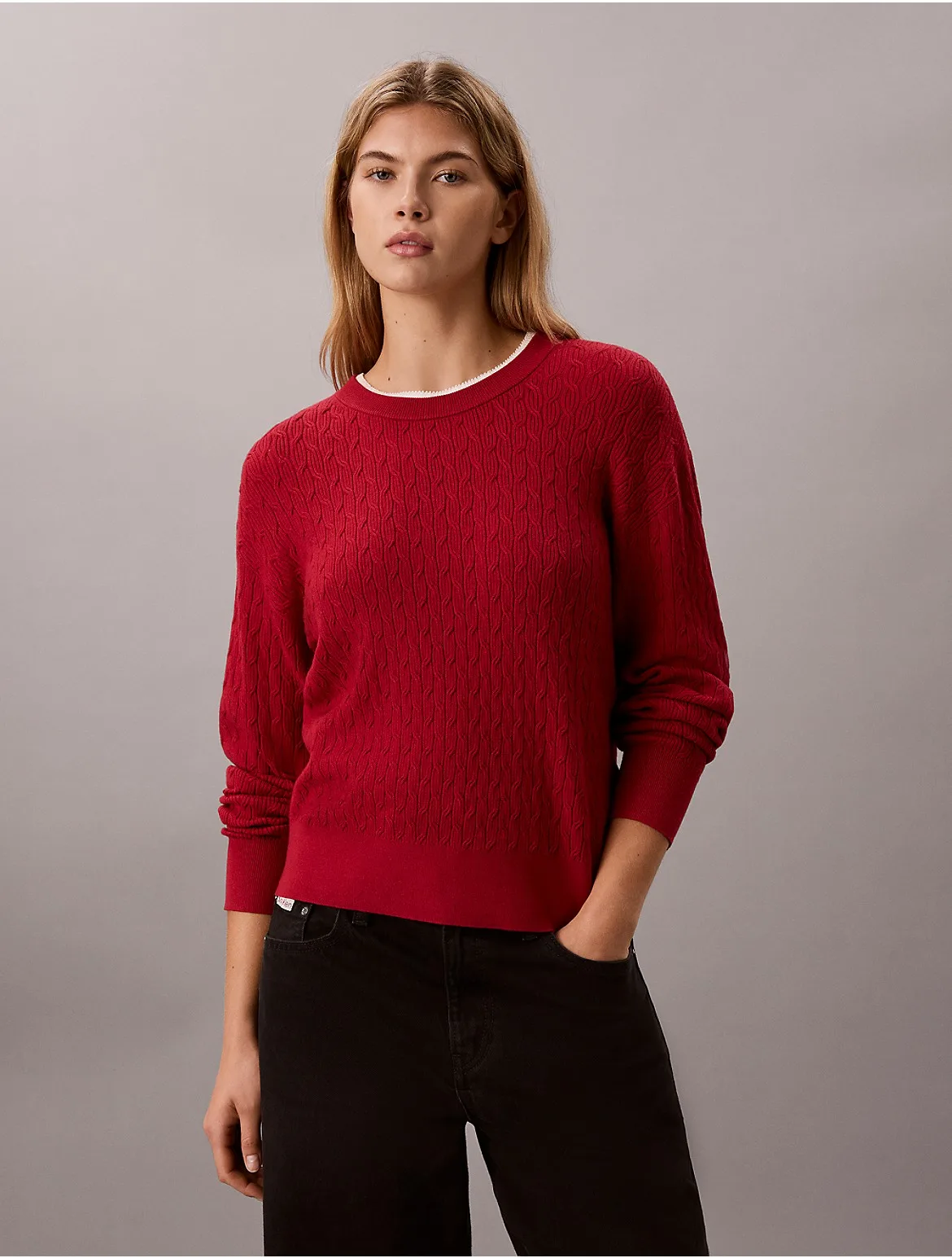 Tech Cable Knit Sweater