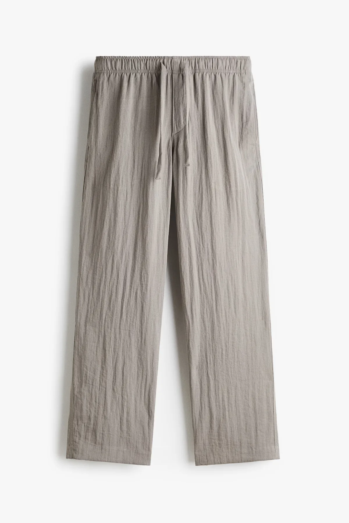 Relaxed-Fit Crinkled Drawstring Pants by H&M