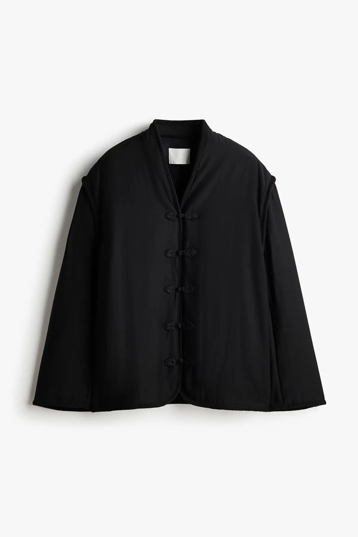 Padded Knot-Button Jacket by H&M