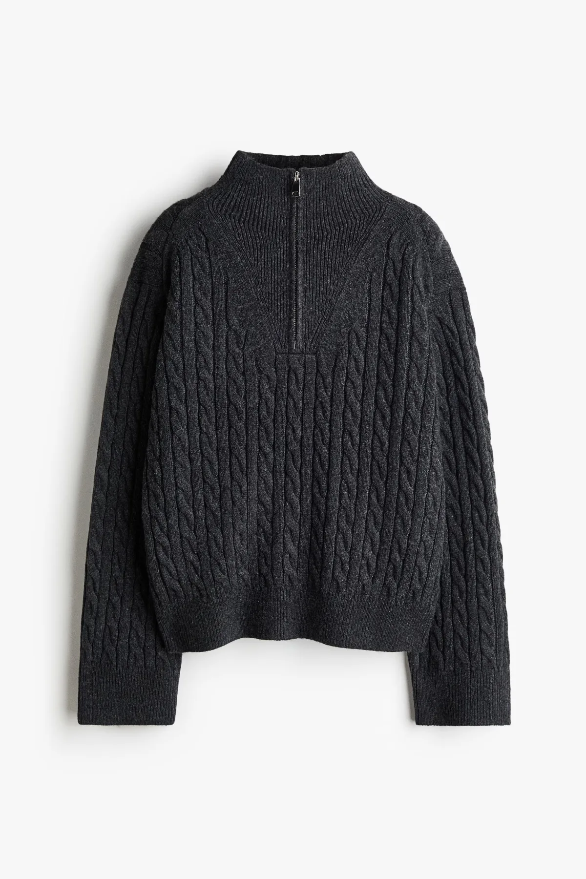 Oversized Half-Zip Sweater