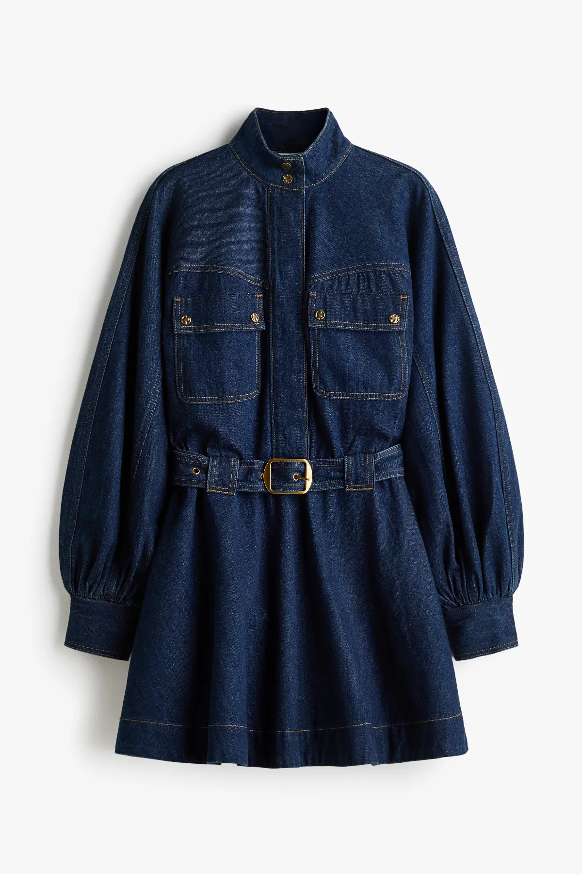 Belted Denim Dress by H&M