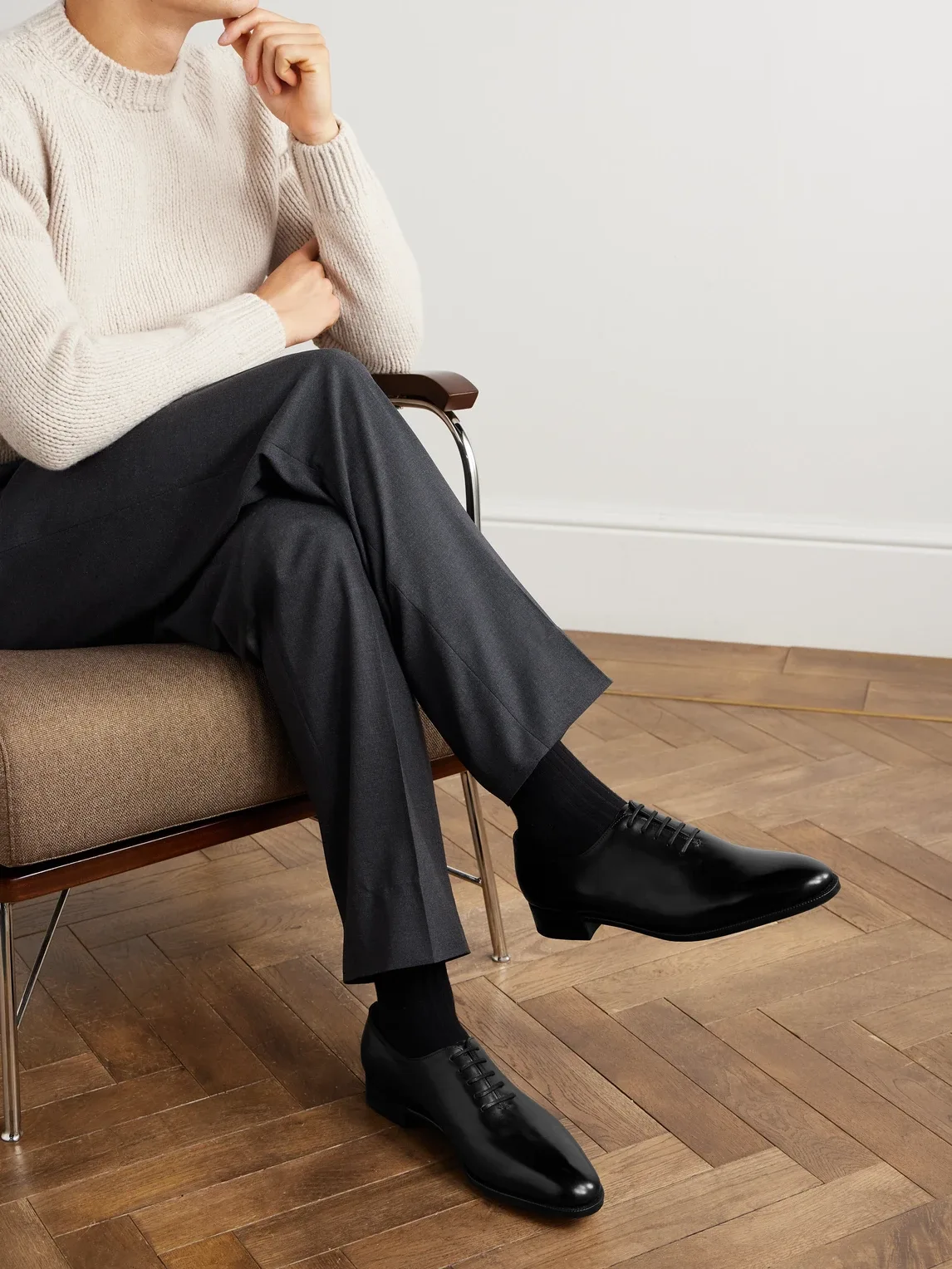 Marldon Whole-Cut Leather Oxford Shoes by John Lobb