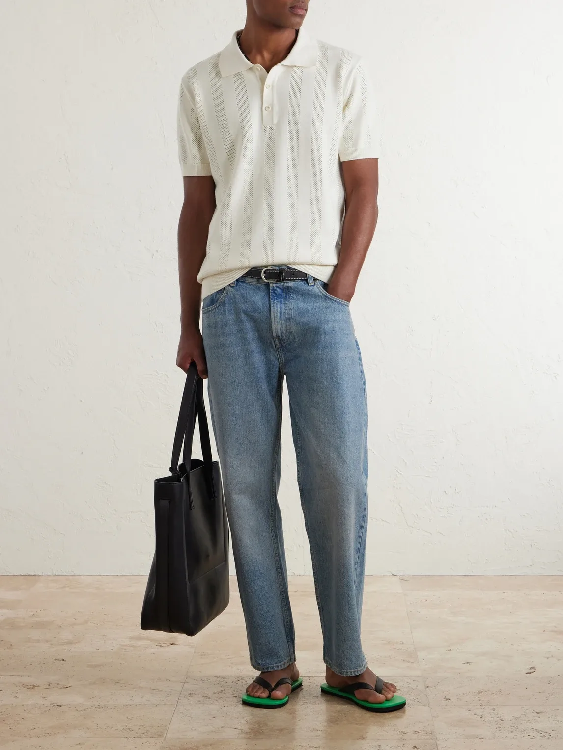 Vidal Cotton Polo Shirt by Frescobol Carioca