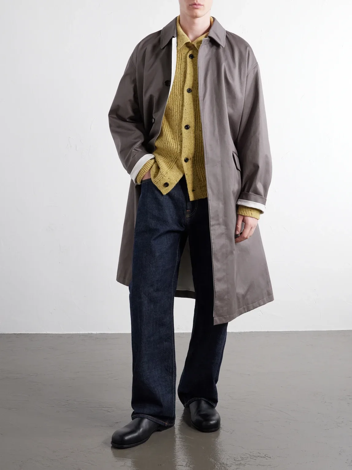 Railway Cotton-Twill Trench Coat by Graphpaper