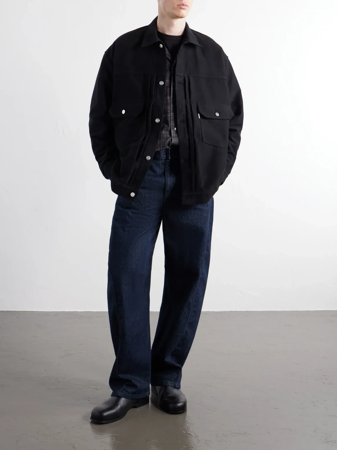 Cotton-Twill Overshirt by Graphpaper