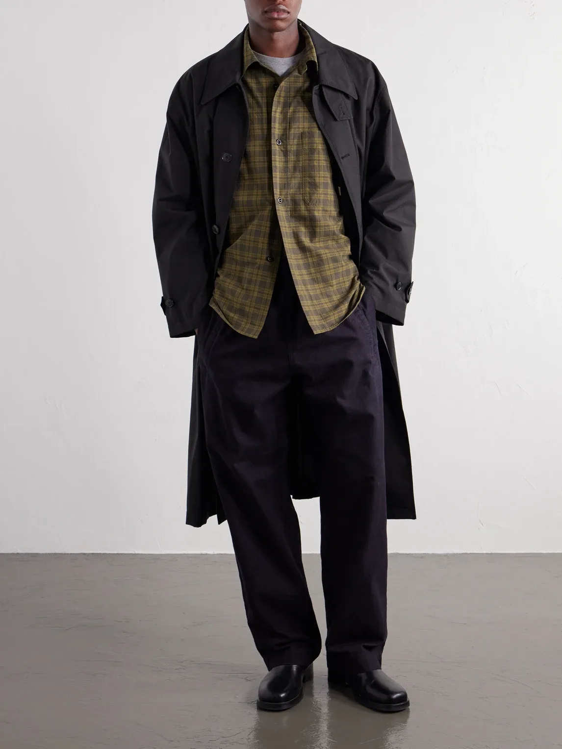 The Basic Checked Cotton-Poplin Shirt by Margaret Howell