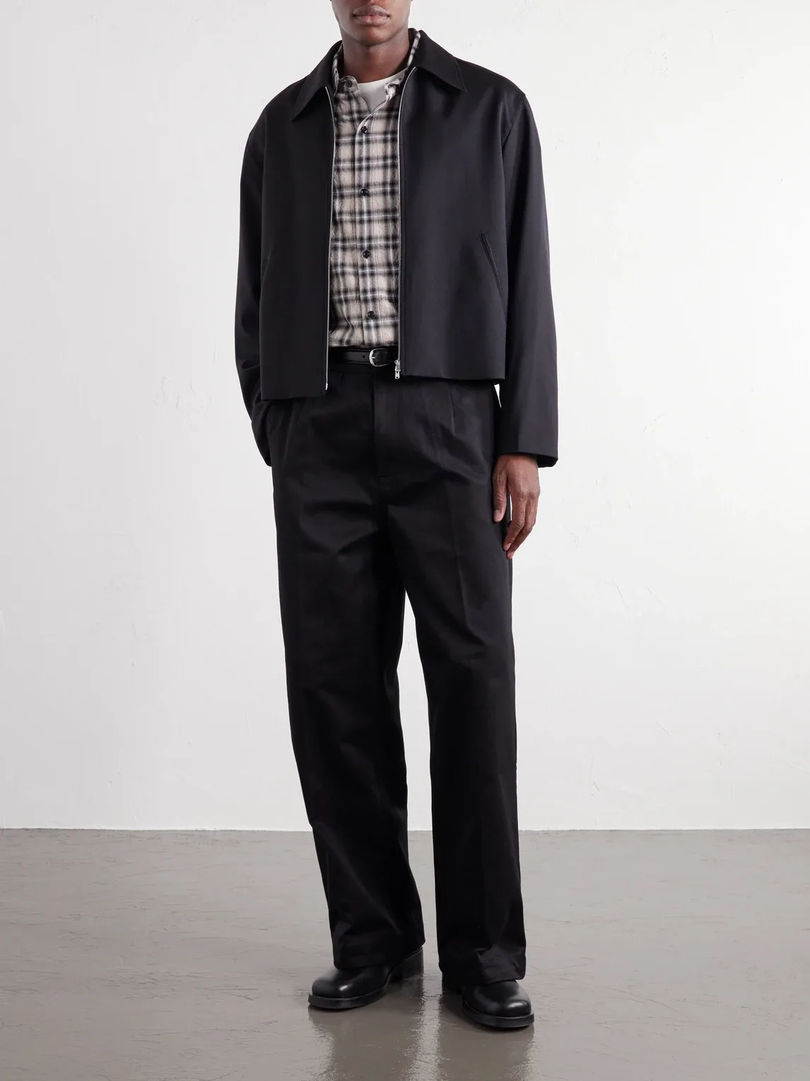 Checked Cotton-Blend Seersucker Shirt by Nahmias
