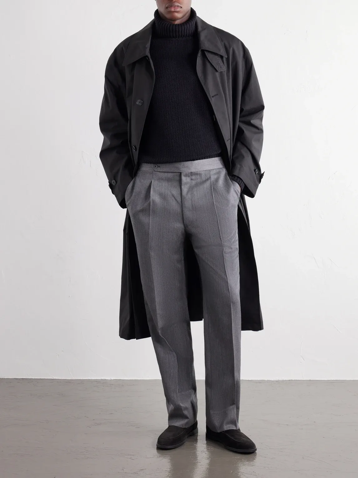 Straight-Leg Wool-Twill Trousers by Stffa