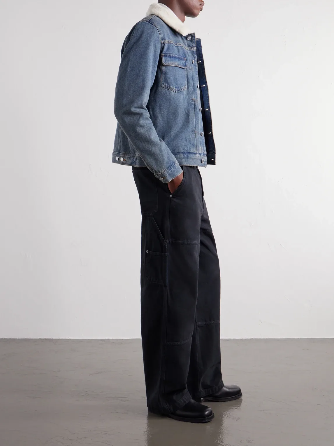 Don Wide-Leg Panelled Jeans by A.P.C.