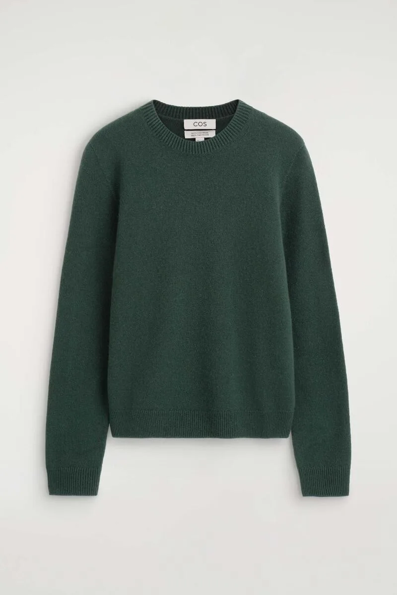 Pure Cashmere Crew-Neck Sweater by COS