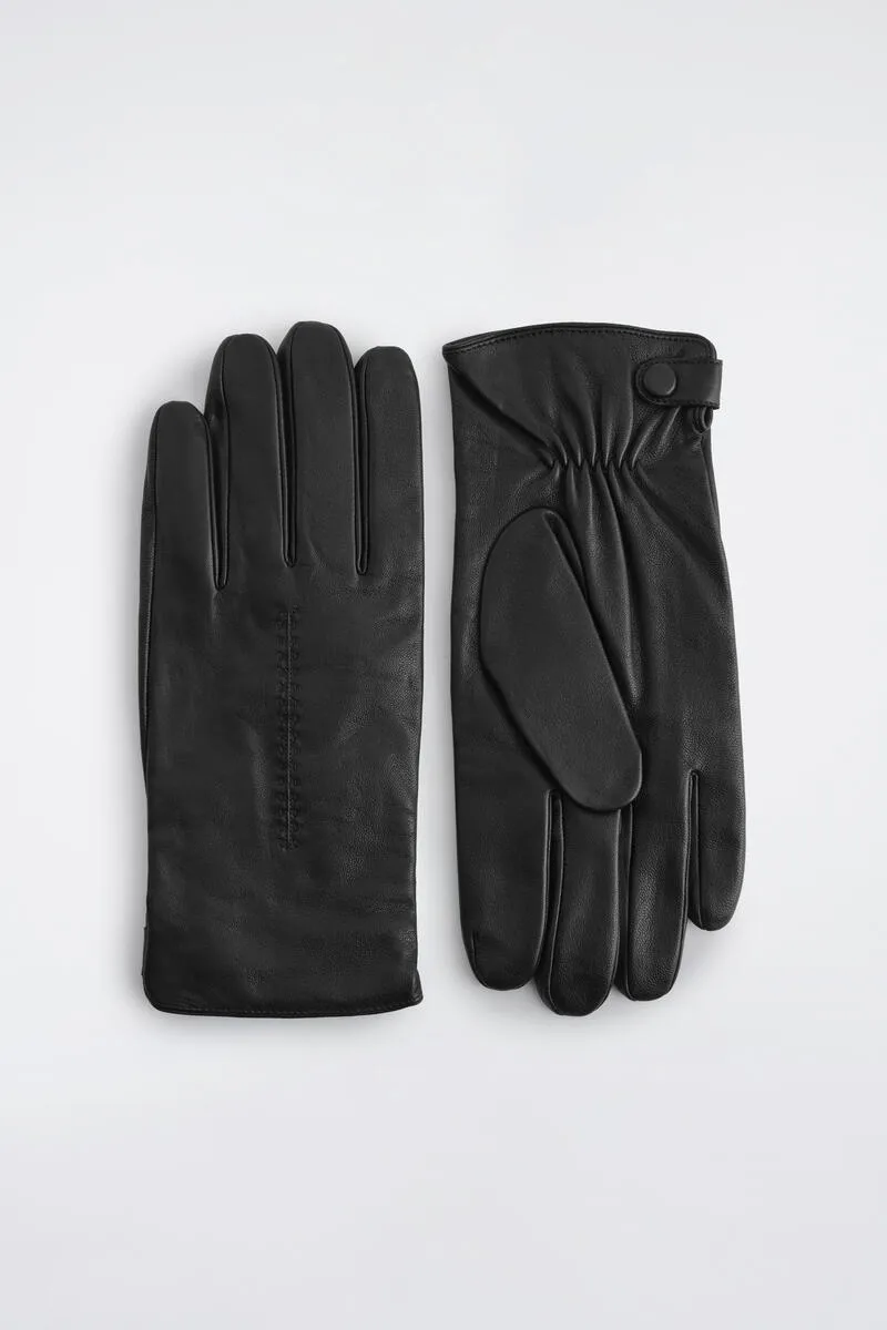 Cashmere-Lined Leather Gloves by COS