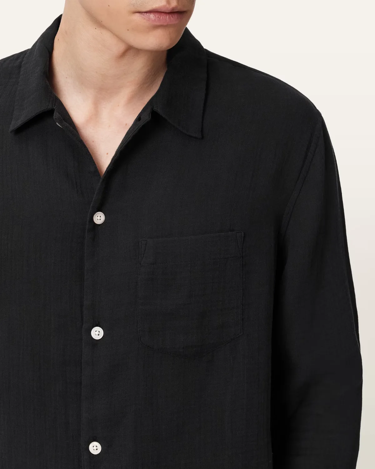 Bale Cotton-Blend Shirt by AllSaints