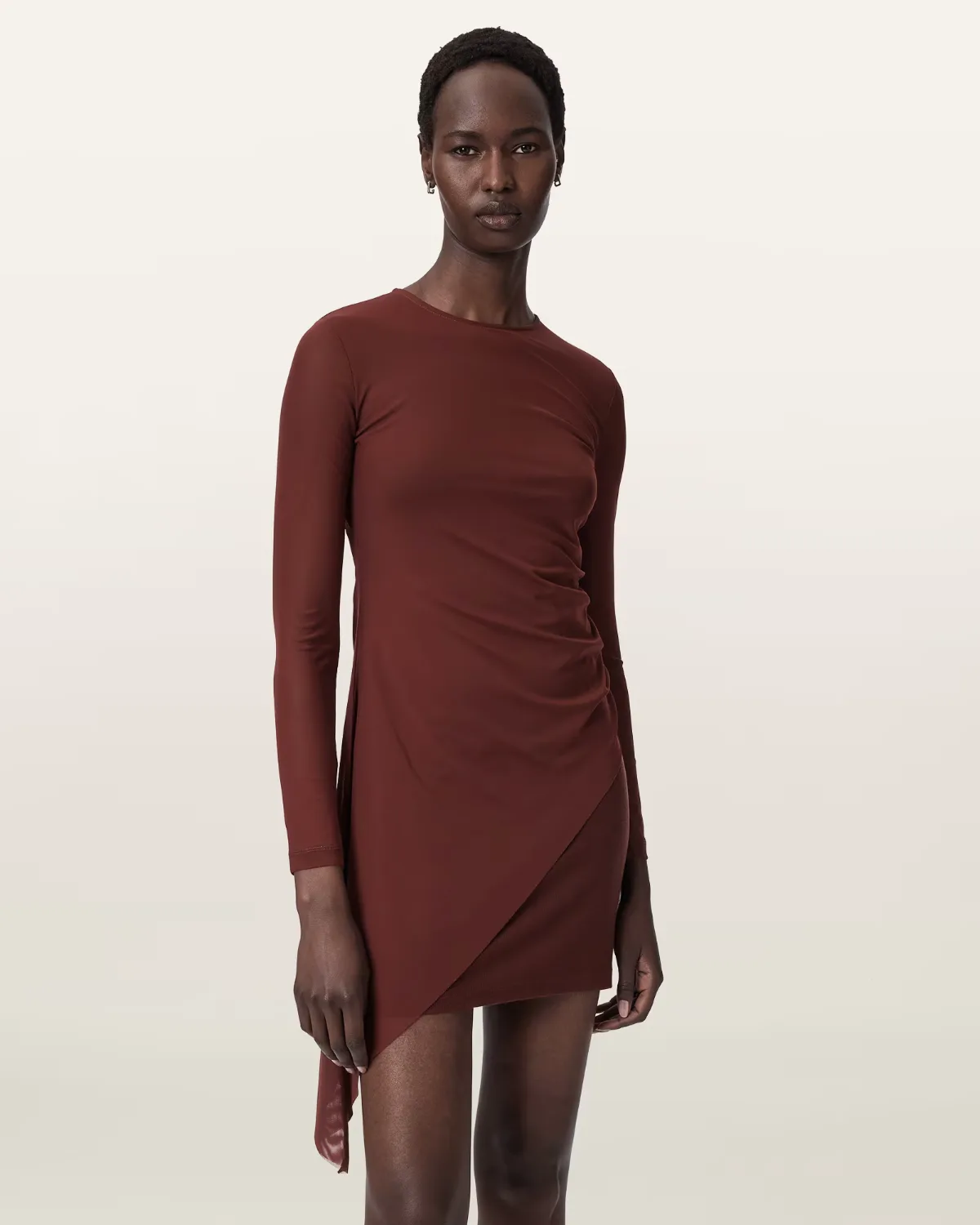 Riley Slim-Fit Floral Mini Dress by AllSaints