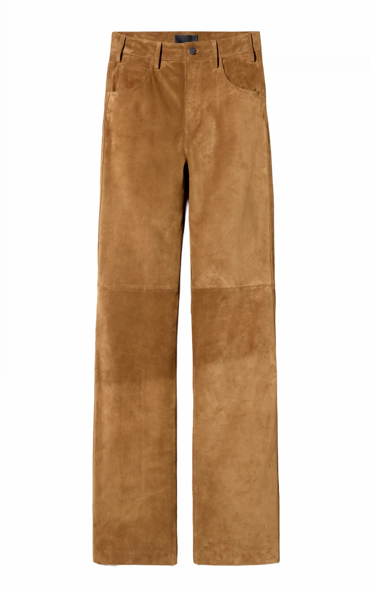 Joan Suede Straight-Leg Pants by Nili Lotan