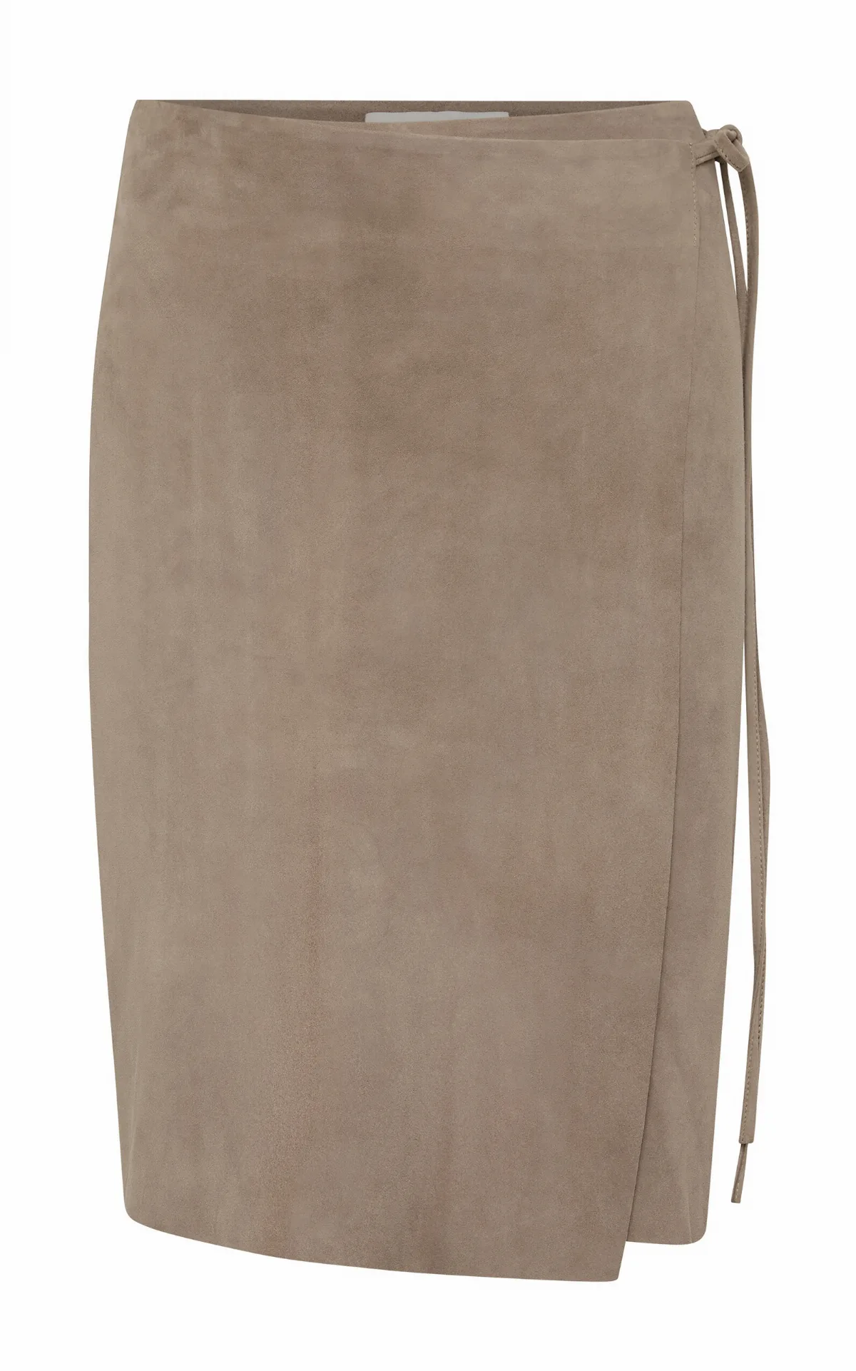 Suede Everyday Wrap Skirt by St Agni